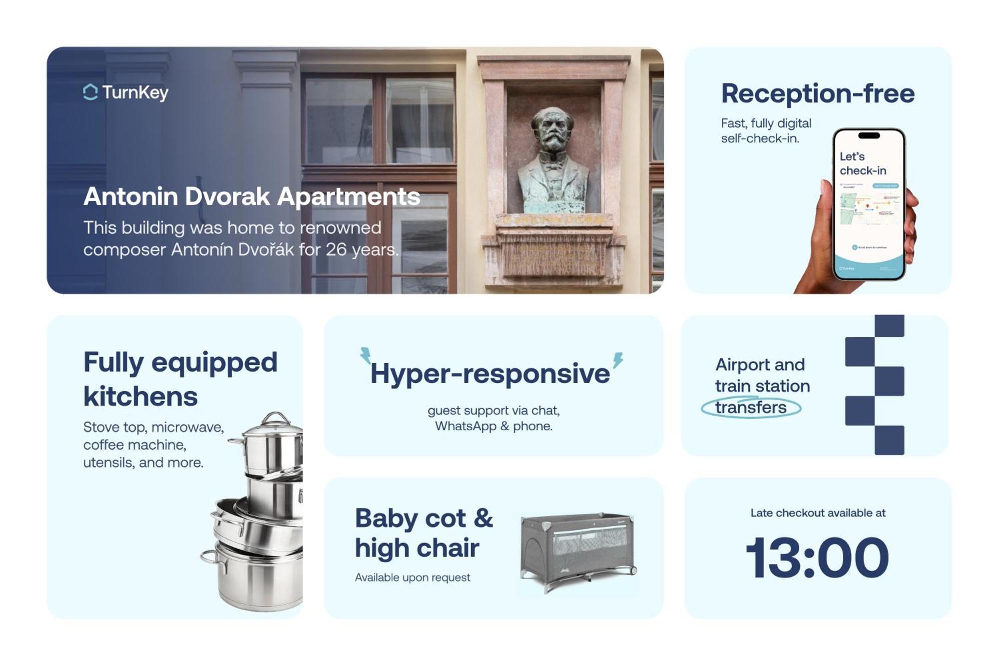 Turnkey I Antonin Dvorak Apartments براغ المظهر الخارجي الصورة